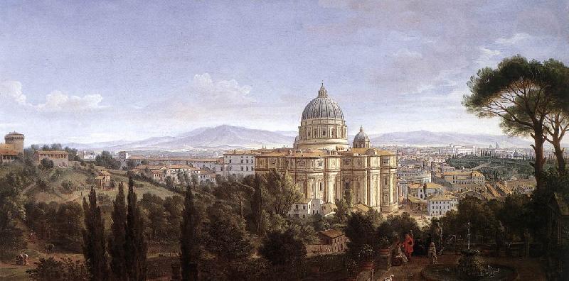 WITTEL, Caspar Andriaans van The St Peter s in Rome